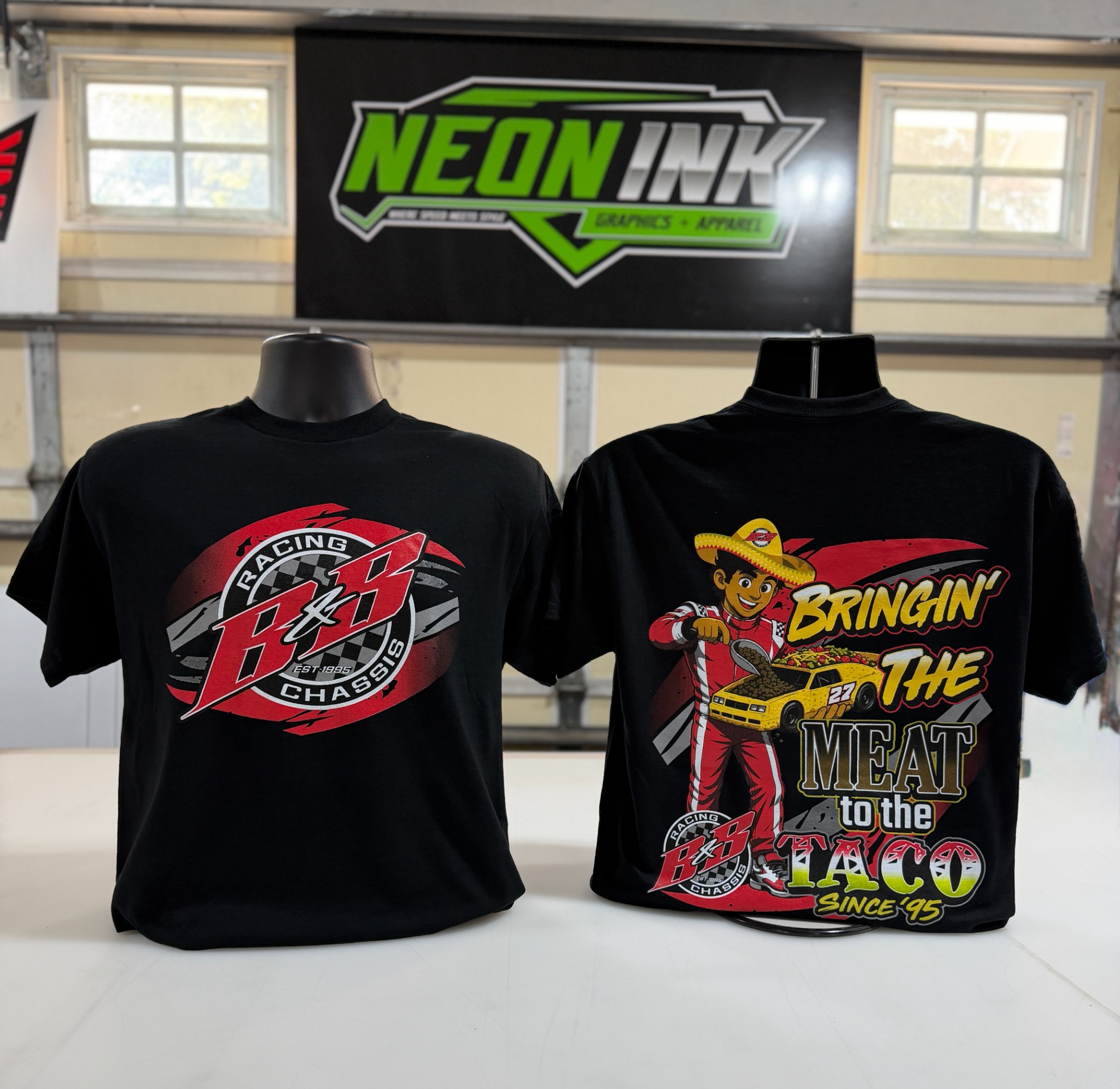 B and B Racing custom shirts