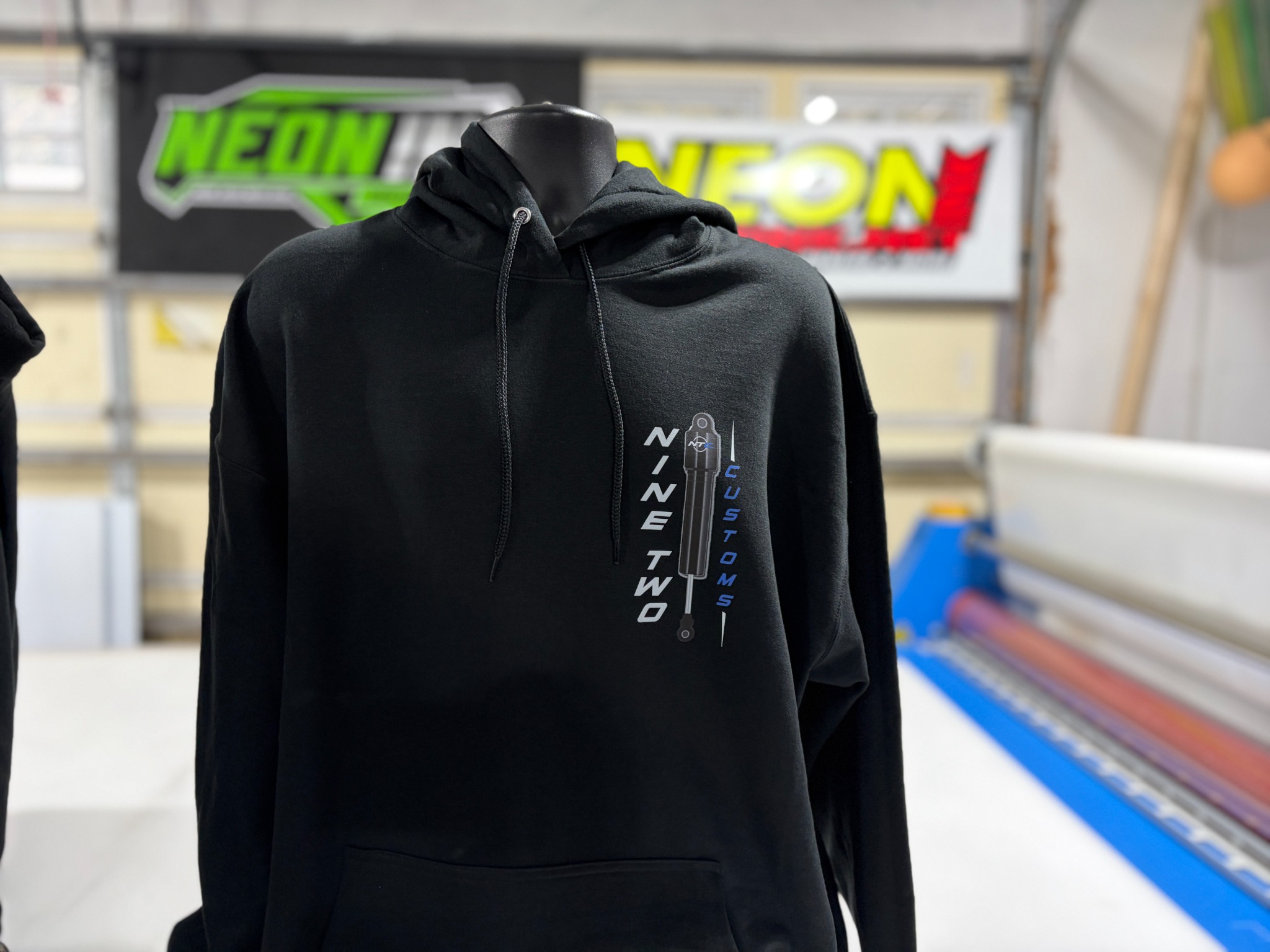 Nine Two Customs custom hoodie front
