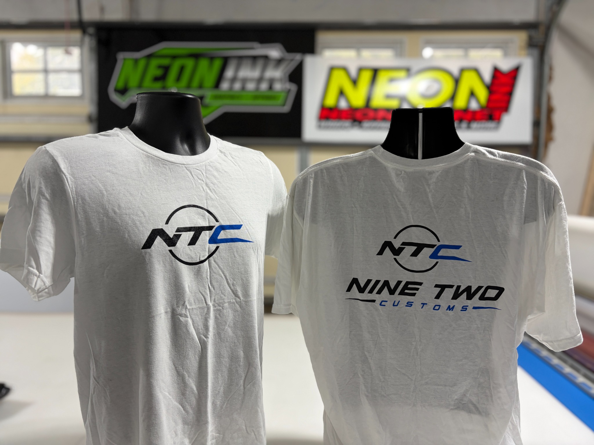 Nine Two Customs custom white shirts