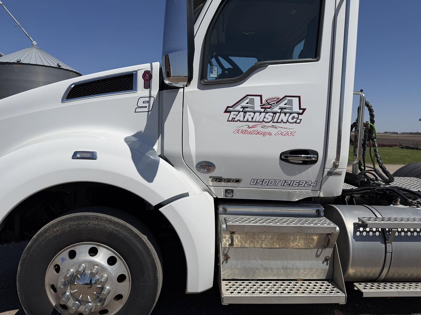 A & A Farms commercial truck door graphics
