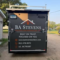 Rear trailer business graphics
