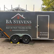 BA Stevens Builders trailer graphics by Neon Ink