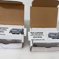 Custom printed business labels and packaging