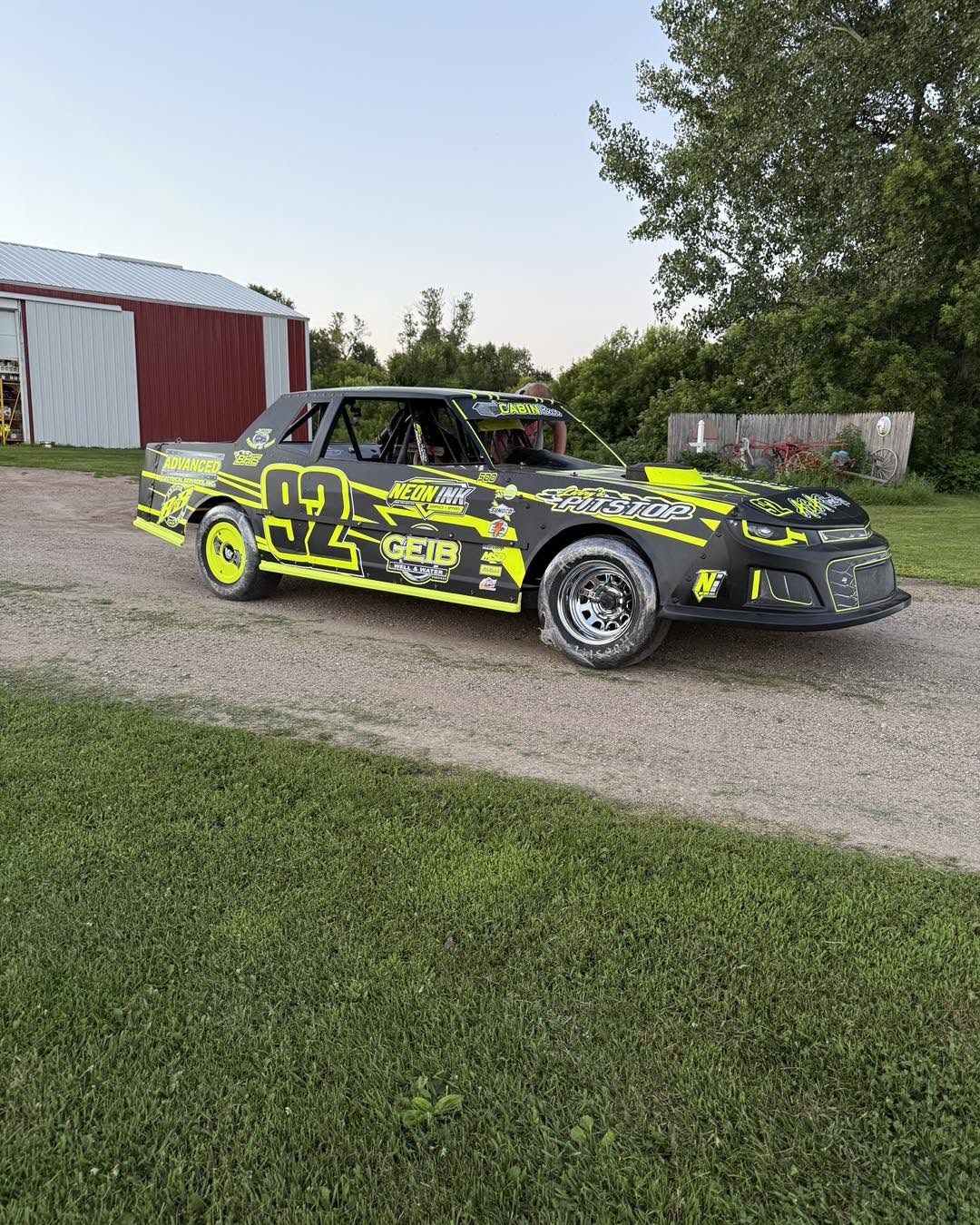 Custom race car graphics