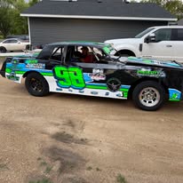 Number 98 stock car graphics